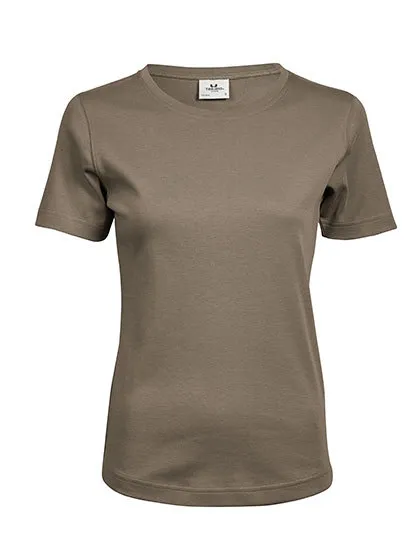 Dames T-shirt Tee Jays Interlock 580 in Dames T-shirt Tee Jays Interlock 580 - Clay