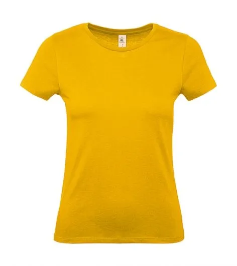 Dames T-shirt B&C E150 TW02T in Dames T-shirt B&C E150 TW02T Gold