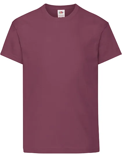Goedkope Kinder T-shirt Fruit Of the Loom 61-019-0 in Goedkope Kinder T-shirt Fruit Of the Loom 61-019-0 - Burgundy