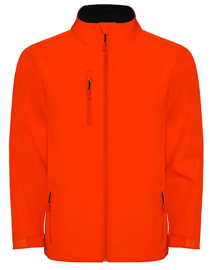 Heren Softshell Jas Nebraska Roly SS6436 in Heren Softshell Jas Nebraska Roly SS6436 Fire Oranje