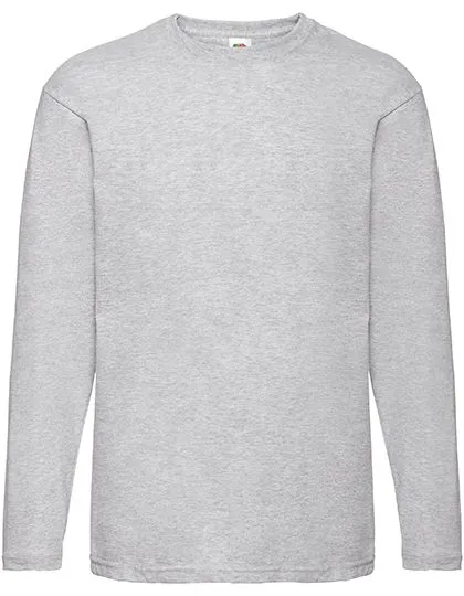 T-shirts lange mouw Fruit of the Loom 61-038-0 in T-shirts lange mouw Fruit of the Loom 61-038-0 - Heather Grey