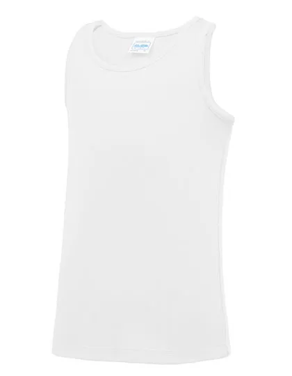 Kinder sportshirt Just Cool vest JC007J in Kinder sportshirt Just Cool vest JC007J - Arctic White