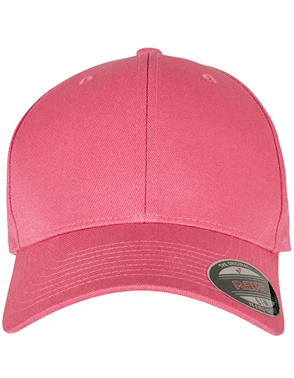 Flexfit Wooly Combed Cap 6277 in Flexfit Wooly Combed Cap 6277 Dark Pink