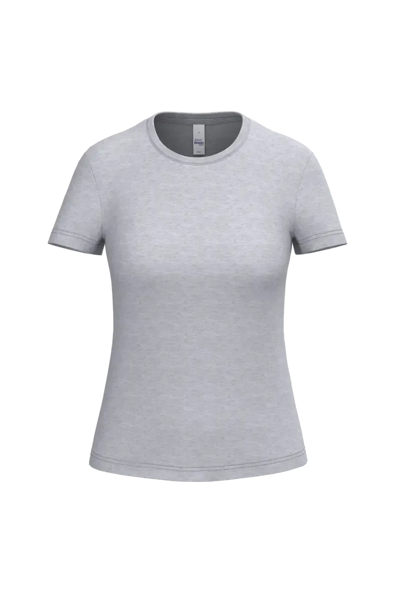 Goedkope Dames T-shirt iDeal Basic Brand IB311 in Goedkope Dames T-shirt iDeal Basic Brand IB311 - Oxford Grey