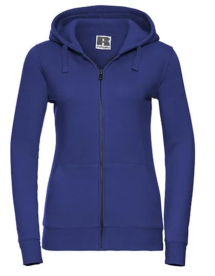 Dames Hoodie met Rits Russell Authentic R-266F-0 in Dames Hoodie met Rits Russell Authentic R-266F-0 - Bright Royal