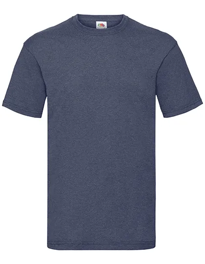 T-shirts Fruit of the Loom Value weight 61-036-0 in T-shirts Fruit of the Loom Value weight 61-036-0 - Vintage Heather Navy