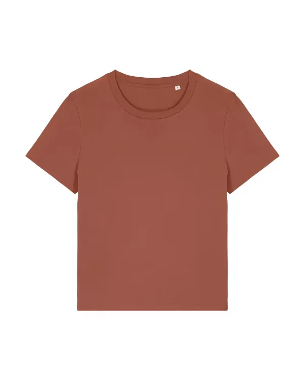 Dames T-shirt Stanley Stella Muser Iconic STTW172 in Dames T-shirt Stanley Stella Muser Iconic STTW172 - Heritage Brown