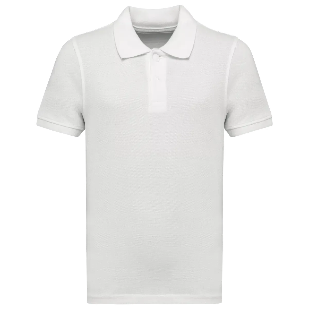 Kinder Polo Kariban Organic K2029 in Kinder Polo Kariban Organic K2029 WHITE