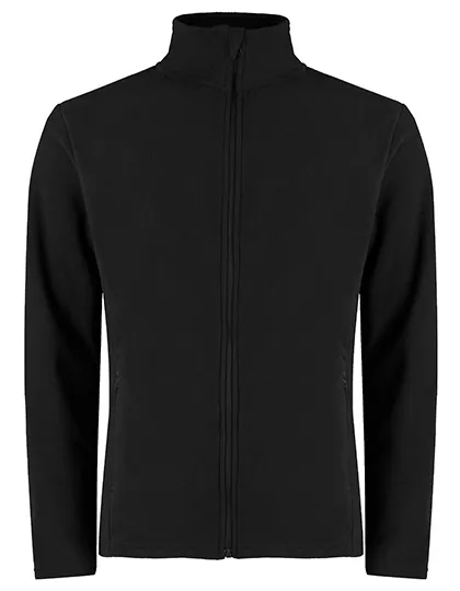 Heren Fleece Vest Micro Kustom Kit KK902 in Heren Fleece Vest Micro Kustom Kit KK902 Black