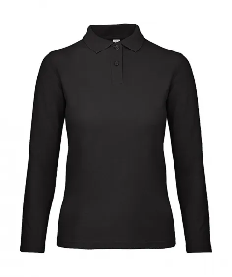 Dames Polo Lange Mouw B&C PWI13 productfoto