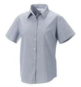 Dames blouse korte mouw Oxford Russell 933F productfoto