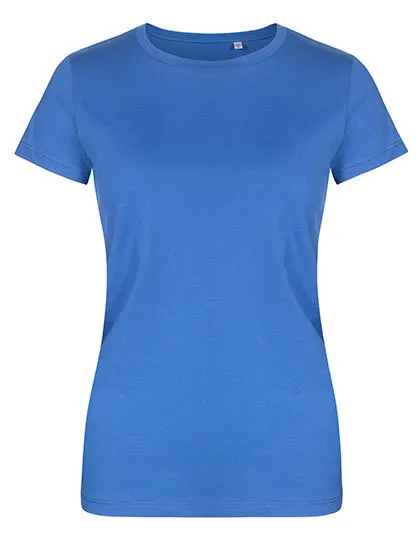 Dames T-Shirt Promodoro Roundneck 1505 in Dames T-Shirt Promodoro Roundneck 1505 - Azur Blue