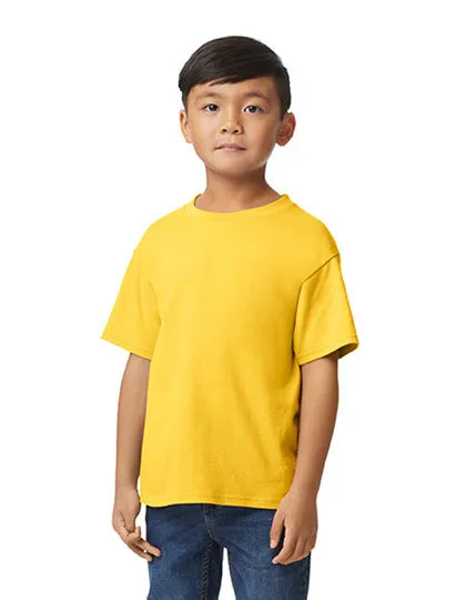 Kinder T-shirt Gildan Softstyle Midweight 65000B in daisy