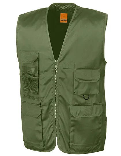 Heren Bodywarmer Safari Result R045X in Heren Bodywarmer Safari Result R045X Lichen Green