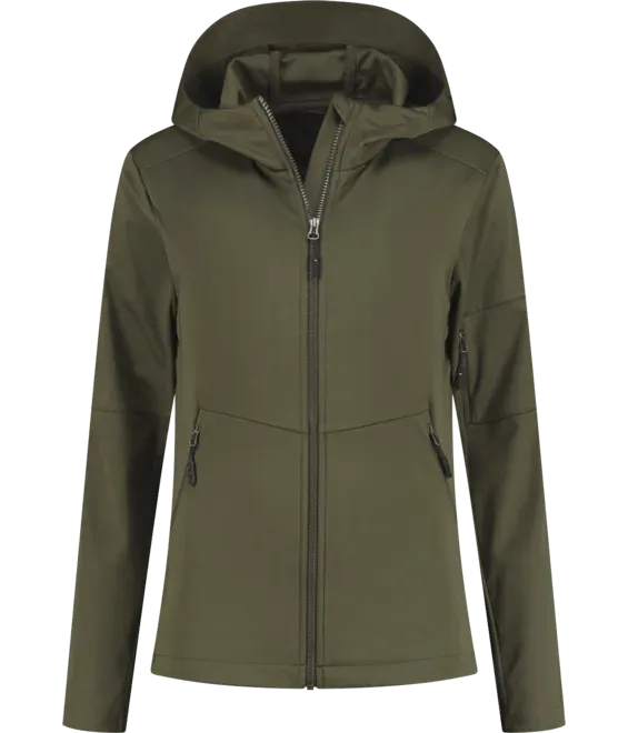 Dames Softshell Jas Santino SEATTLE in Dames Softshell Jas Santino SEATTLE Army