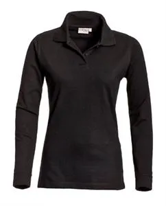 Dames polo lange mouw Santino Matt productfoto