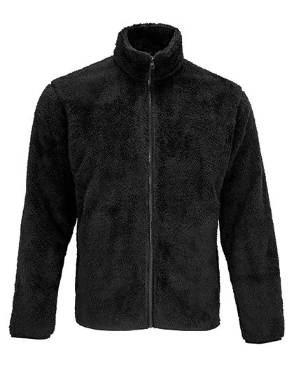Heren Fleecevest Sol's Finch 04022 in Heren Fleecevest Sols Finch 04022 zwart