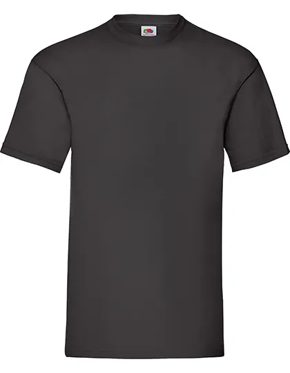 T-shirts Fruit of the Loom Value weight 61-036-0 in T-shirts Fruit of the Loom Value weight 61-036-0 - Black