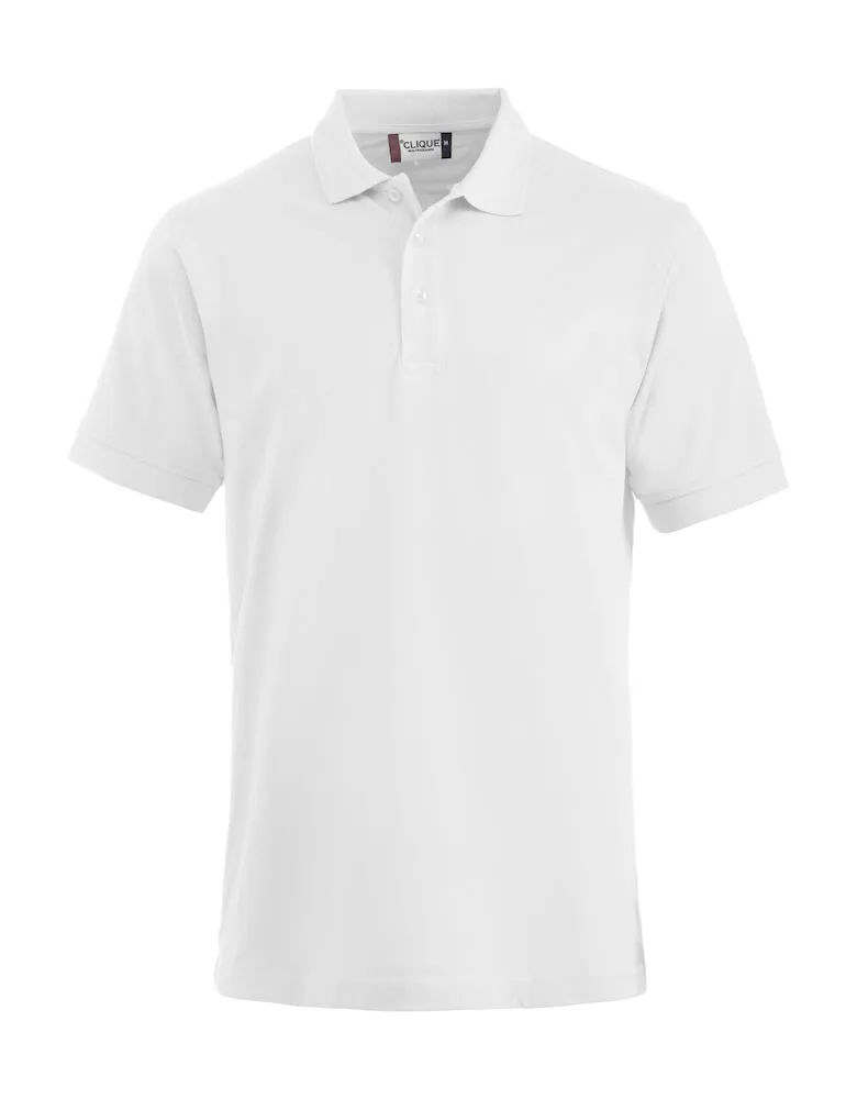 Heren Polo Clique Lincoln 028204 in Heren Polo Clique Lincoln 028204 Wit
