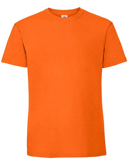 Heren T-shirt Ringspun Premium Fruit of the loom 61-422-0 in Heren T-shirt Ringspun Premium Fruit of the loom 61-422-0 - Orange