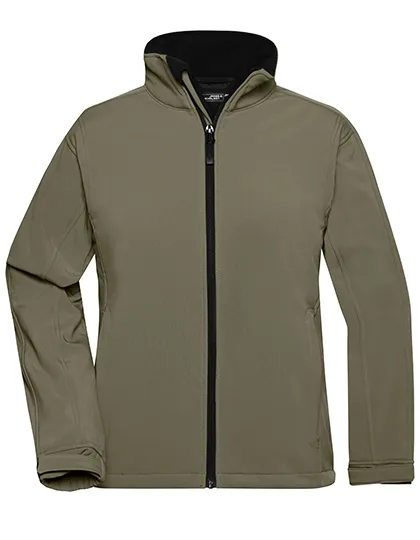Dames Softshell Jas Daiber JN137 in Dames Softshell Jas Daiber JN137 Olive