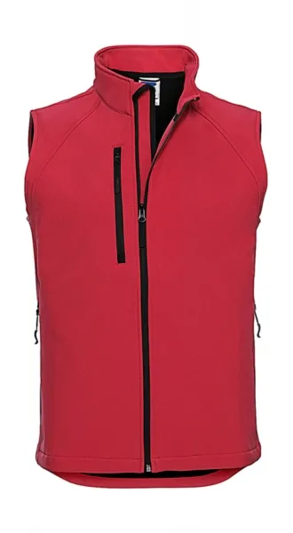 Heren Softshell Bodywarmer Russell 0R141M0 in Heren Softshell Bodywarmer Russell 0R141M0 rood