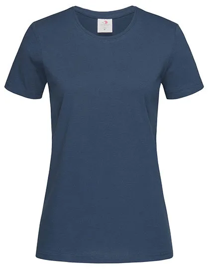 Dames T-shirt Classic-T Fitted Stedman ST2600 in Dames T-shirt Classic-T Fitted Stedman ST2600 - Navy Blue