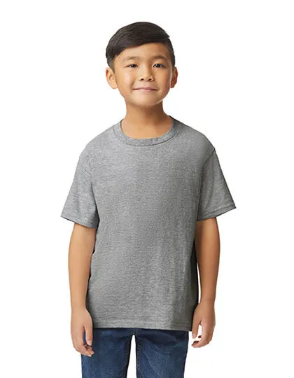 Kinder T-shirt Gildan Softstyle Midweight 65000B in sport grey