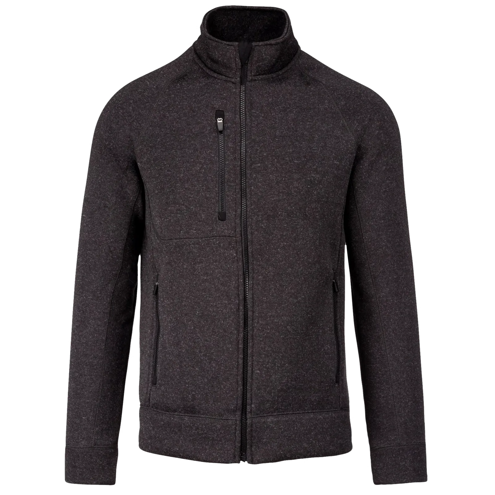 Heren Vest kariban Heather K9106 in DARK GREY MELANGE
