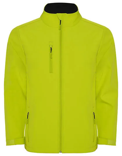 Kinder Softshell Jas Nebraska Roly SS6436 in Kinder Softshell Jas Nebraska Roly SS6436 Lime Punch