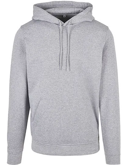 Heren Hoodie Basic Build Your Brand BB001 in Heren Hoodie Basic Build Your Brand BB001 - Heather Grey