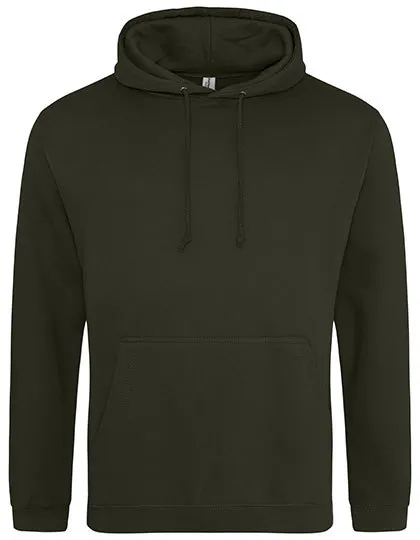 Heren Hoodie College AWDis JH001 in Heren Hoodie College AWDis JH001 Combat Green