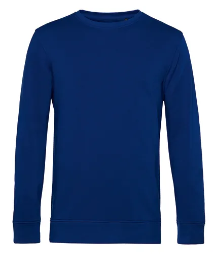 Organische heren Sweater B&C Inspire Crew Neck Sweat WU31B in Organische heren Sweater B&C Inspire Crew Neck Sweat WU31B - Royal