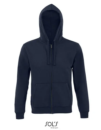Heren Hooded Sweater Sols Zip Spike 03105 in Heren Hooded Sweater Sols Zip Spike 03105 french Navy