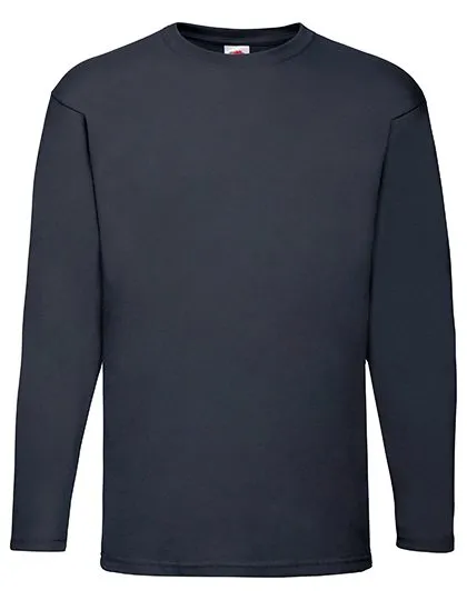 T-shirts lange mouw Fruit of the Loom 61-038-0 in T-shirts lange mouw Fruit of the Loom 61-038-0 - Deep Navy