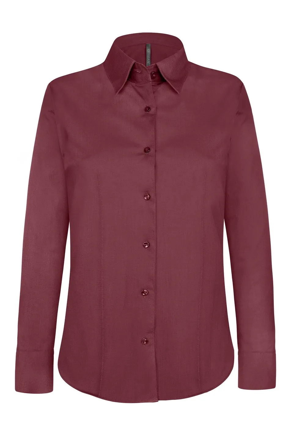 Dames blouse Kariban K530 lange mouw productfoto