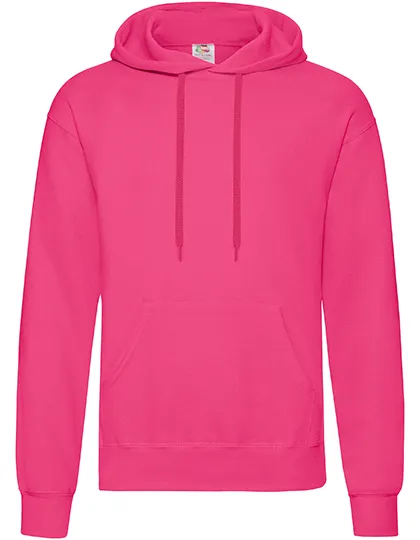 Heren Hoodie Classic Fruit of the Loom 62-208-0 in Heren Hoodie Classic Fruit of the Loom 62-208-0 Fuchsia