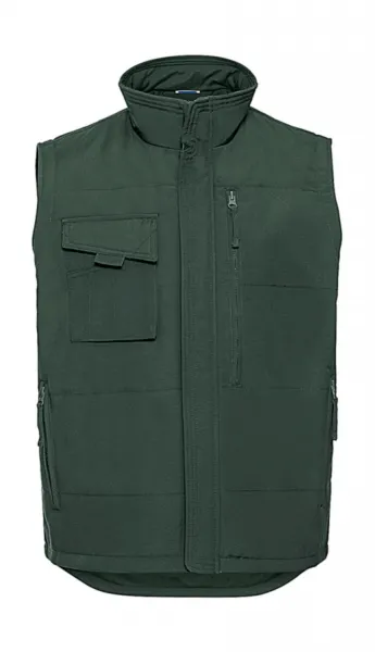 Heren Bodywarmer Workwear Russell 0R014M0 in Heren Bodywarmer Workwear Russell 0R014M0 Bottle Green
