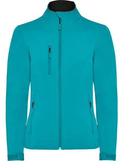 Dames Softshell Jas Nebraska Roly SS6437 in Aquamarine