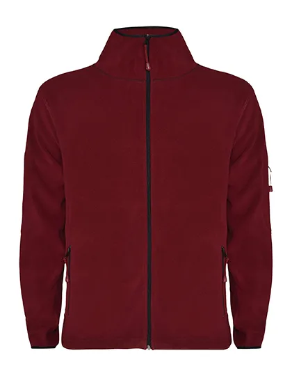 Heren Fleece Vest Luciane Roly SM1195 in Heren Fleece Vest Luciane Roly SM1195 garnet rood