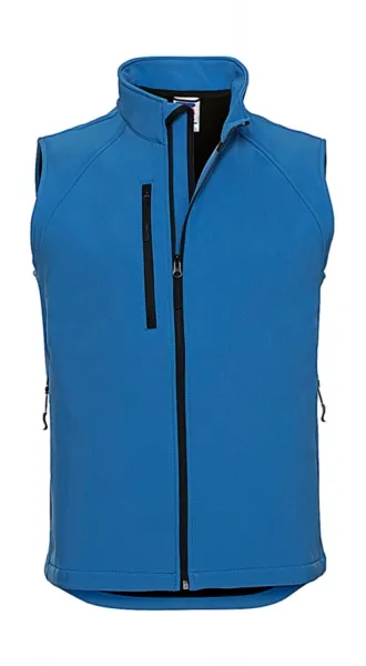 Heren Softshell Bodywarmer Russell 0R141M0 in Heren Softshell Bodywarmer Russell 0R141M0 azure blue