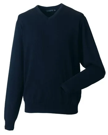 Heren Pullover Russell V hals R710M productfoto