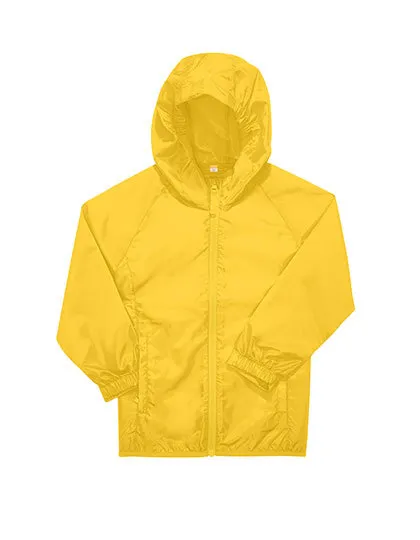 Kinder Windbreker B&C Reset JK001 in Kinder Windbreker B&C Reset JK001 Pop Yellow