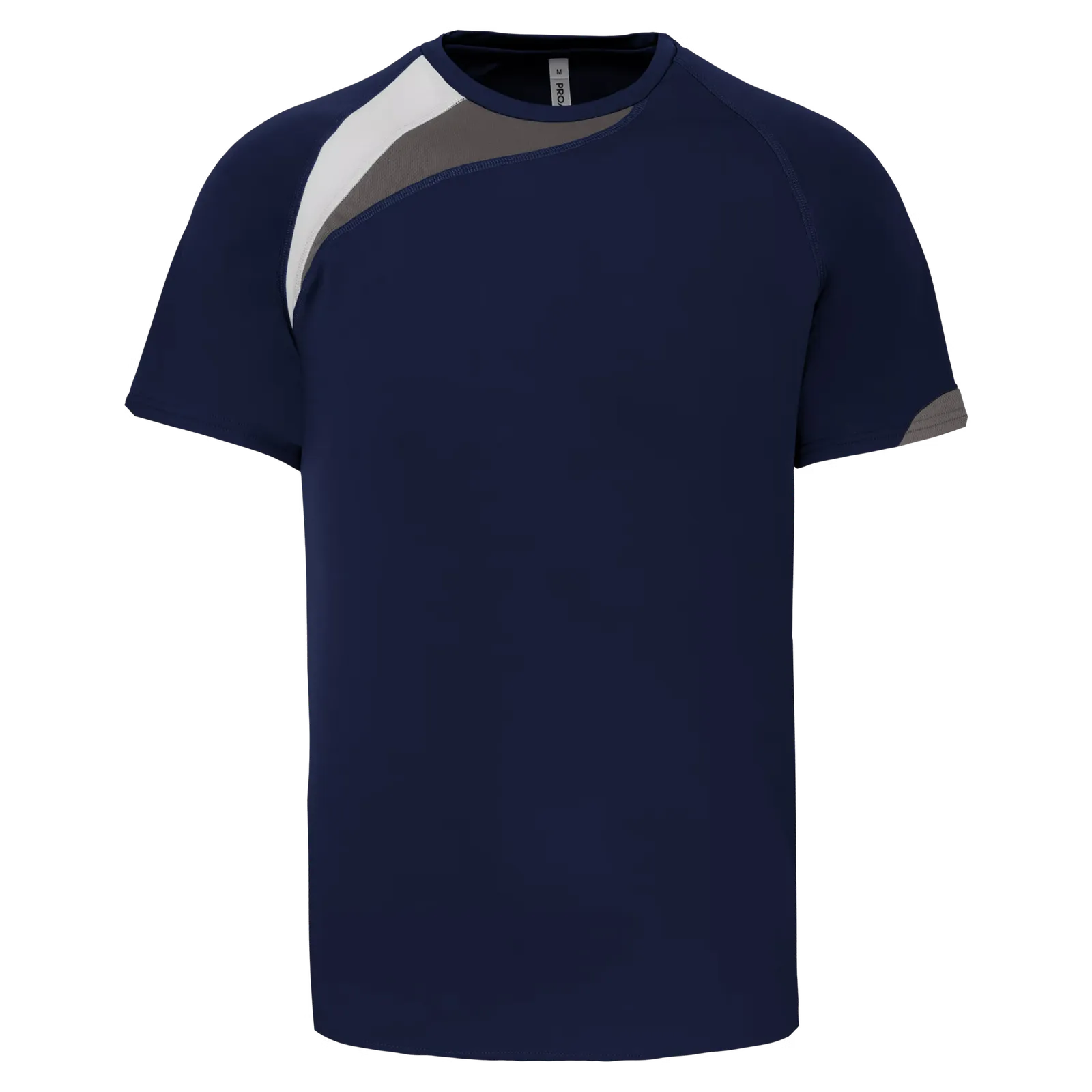 Kinder Sportshirt proact PA437 in Kinder Sportshirt proact PA437 - Sporty Navy / White / Storm Grey