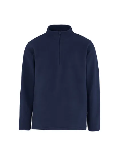 Heren Fleece Sweater Neutral R73603 in Heren Fleece Sweater Neutral R73603 Navy