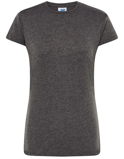 Goedkope Dames T-shirt JHK Regular Comfort TSRLCMF in Goedkope Dames T-shirt JHK Regular Comfort TSRLCMF - Charcoal Heather