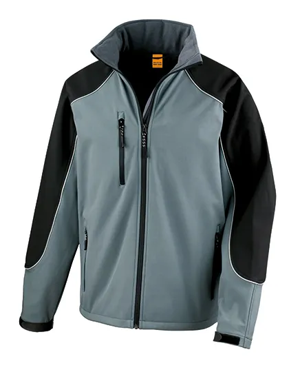 Heren Softshell Jas Result R118X in Heren Softshell Jas Result R118X grey