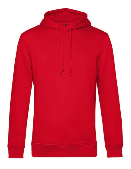 Organische Heren Hoodie B&C Inspire hooded WU33B in Organische Heren Hoodie B&C Inspire hooded WU33B - Red