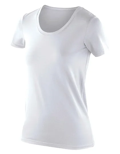 Dames Sportshirt Spiro Impact Softex S280F in Dames Sportshirt Spiro Impact Softex S280F - White