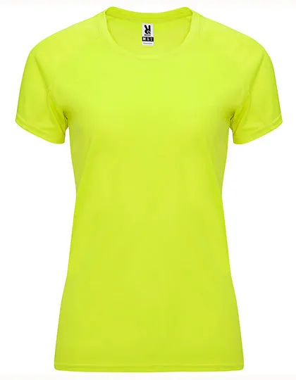 Dames Sportshirt Bahrain Roly CA0408 in Dames Sportshirt Bahrain Roly CA0408 - Fluor Yellow